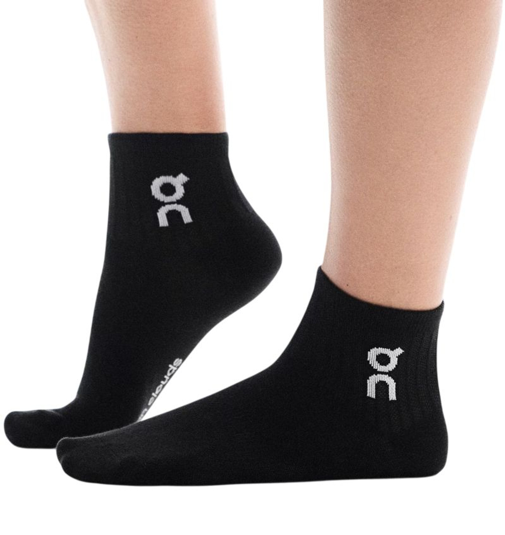 Теннисные носки On Logo Mid 3P - black