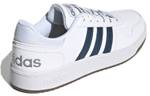 Adidas neo Hoops 2.0 non-slip wear-resistant low-cut retro basketball shoes for men and women with the same white and blue