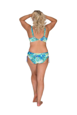 Купальный лиф на тонком поролоне с павлинами (Размер: 80F) (Цвет: разноцветный)