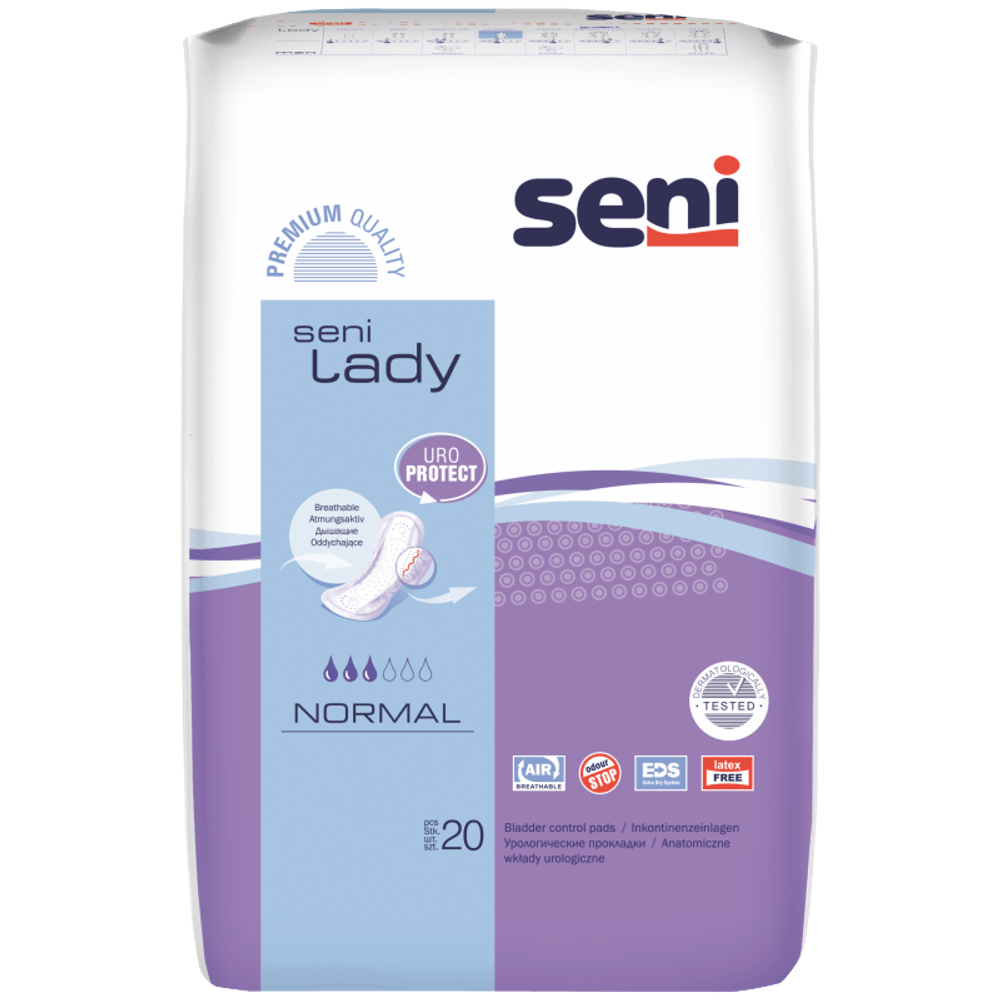Урологические прокладки-вкладыши Seni Lady Normal