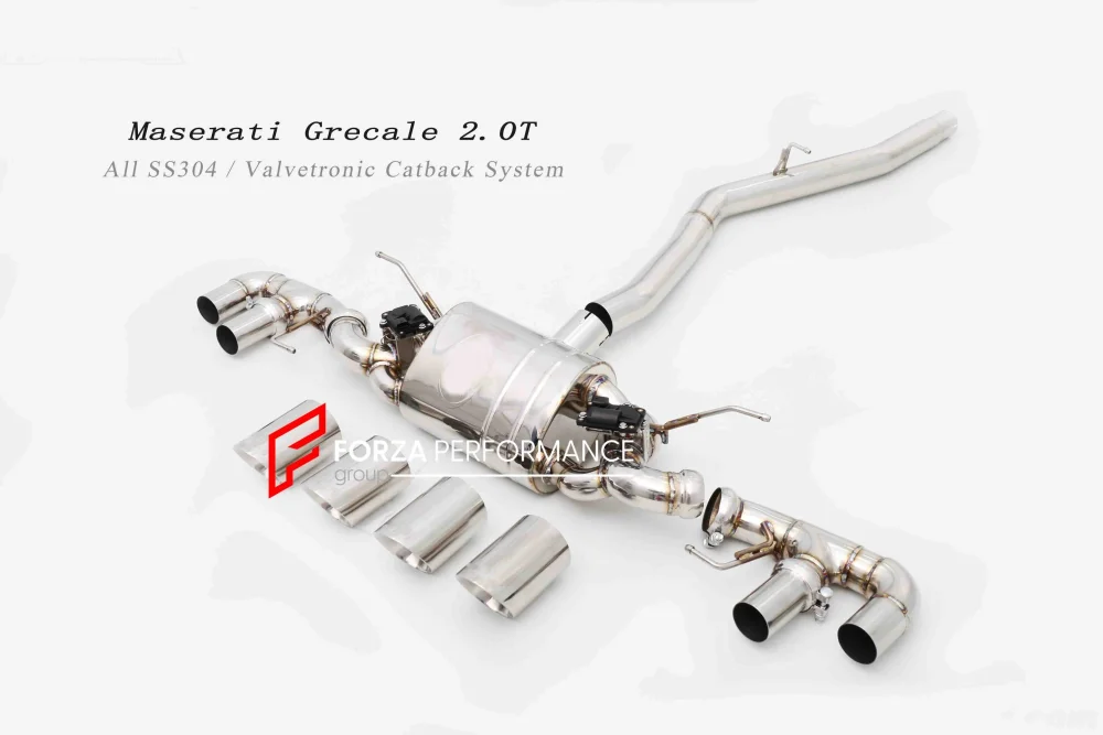 Выхлопная система с заслонками для Maserati GRECALE 2.0