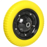 Колесо к тачке 13» 3,00*8 (ось 20мм) вспененный полиуретан