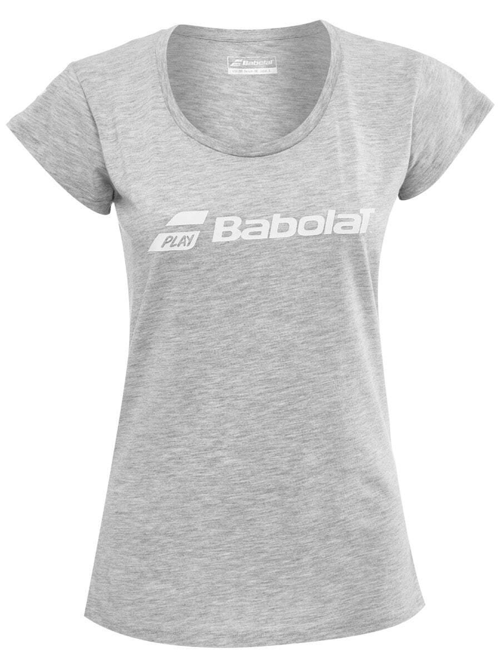 Женская теннисная футболка Babolat Exercise Tee Women - high rise heather