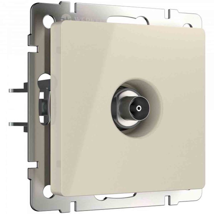 ТВ-розетка проходная Werkel (слоновая кость) W1184003 4690389155819