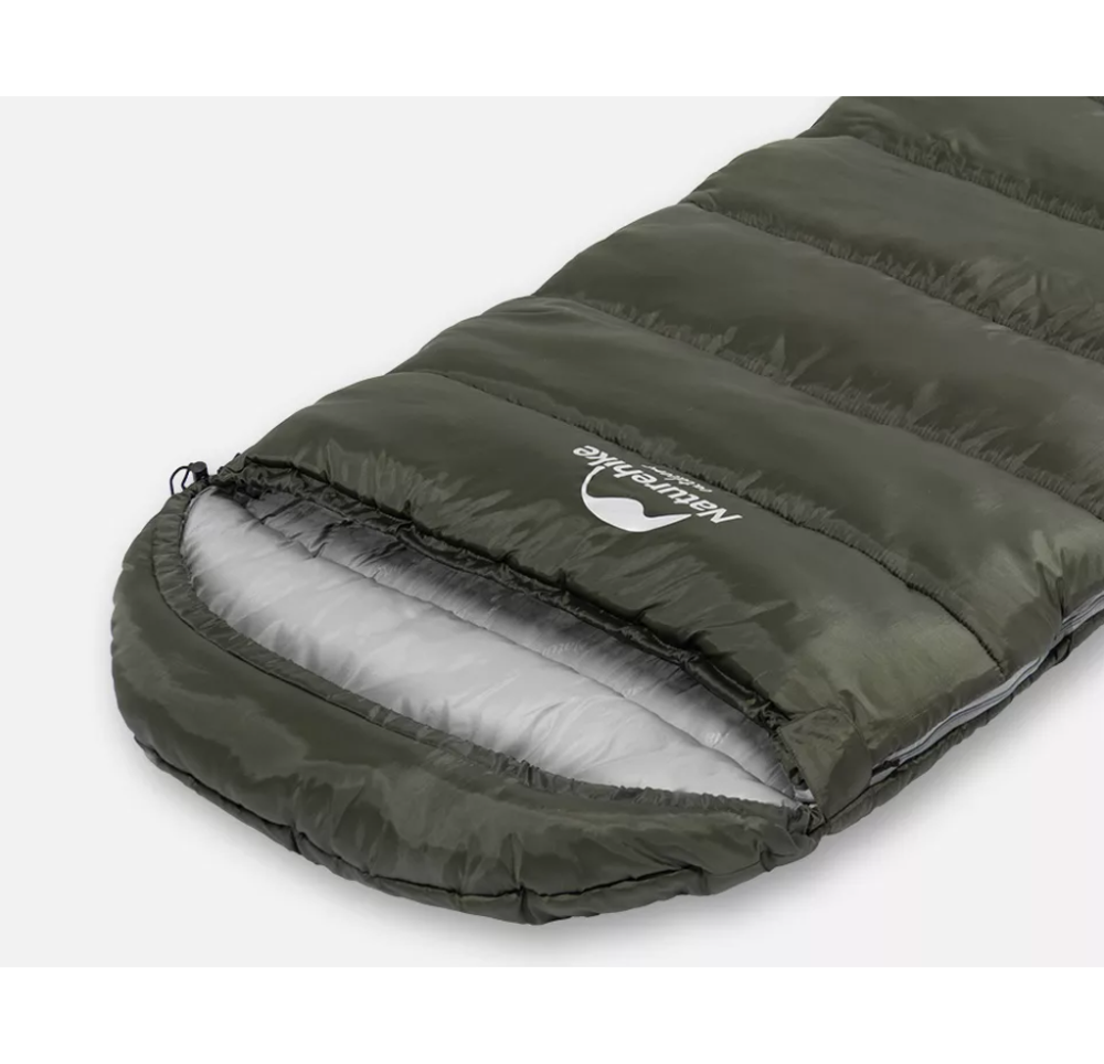 Мешок спальный Naturehike U350S, (190х30)х75 см, (правый) (ТК: -3°C), темно-зеленый