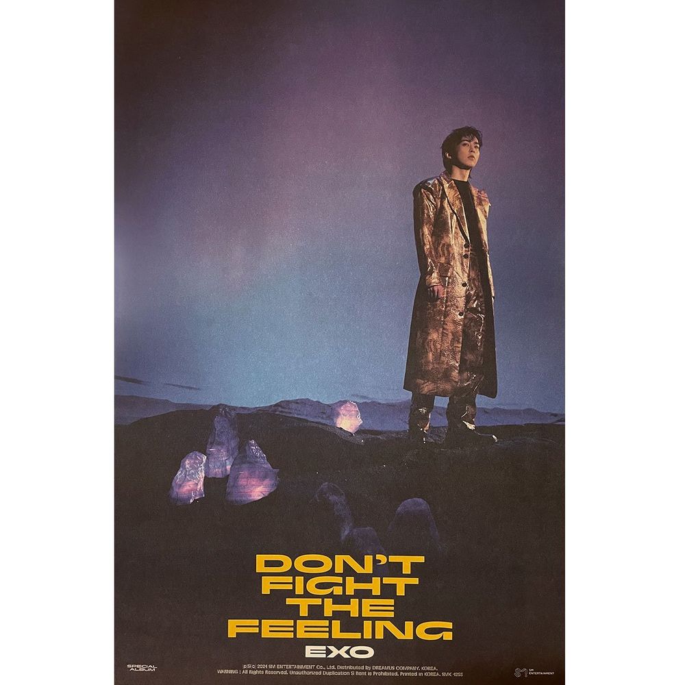 Официальный постер EXO - Don&#39;t Fight The Feeling (Xiumin ver.)