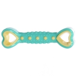 Игрушка жевательная для малых и средних пород собак «Косточка», цвет мятный, 14,5*3,5см