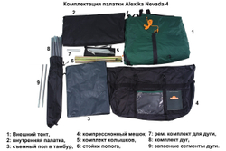 Палатка Alexika Nevada 4 [9167.4401]