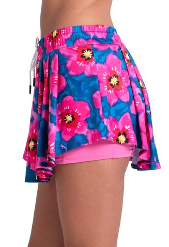 Теннисная юбка Lucky in Love High Waist Super Bloom - multicolor