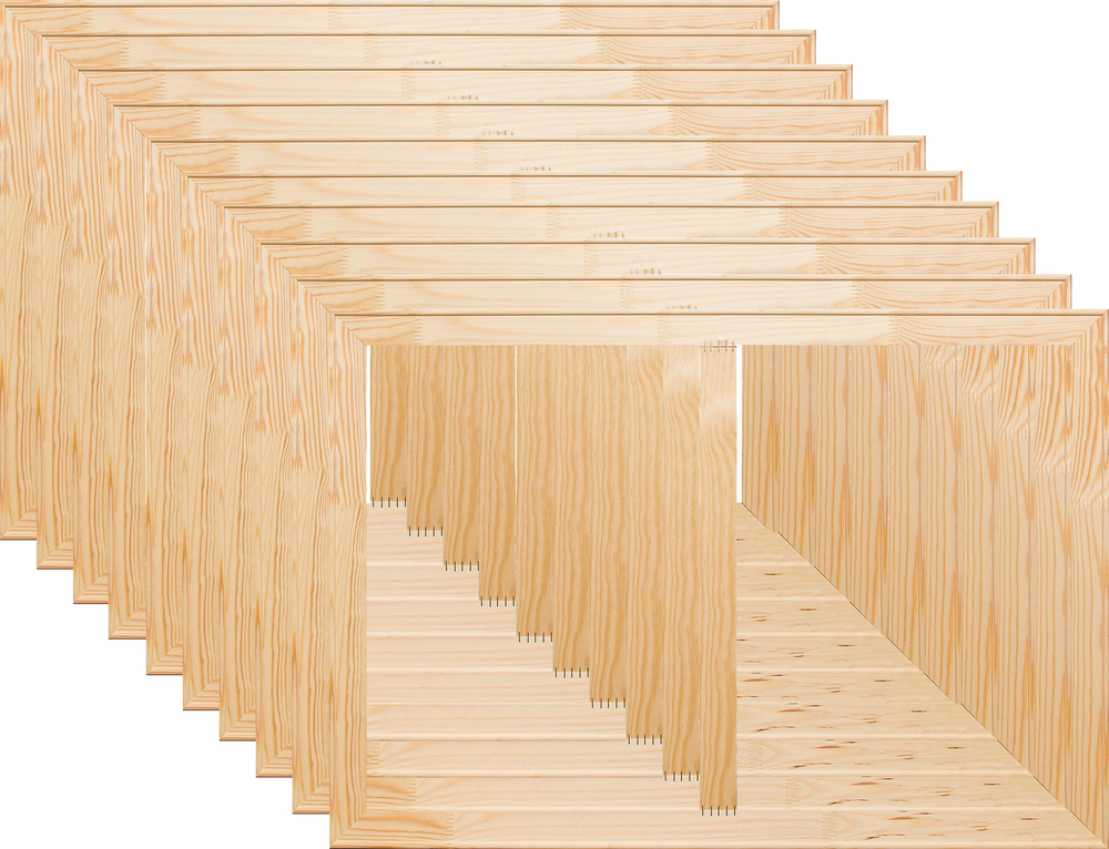 Глухой подрамник 65x85 см. (с перекладиной) сеч. 40х18 мм. (10 штук)