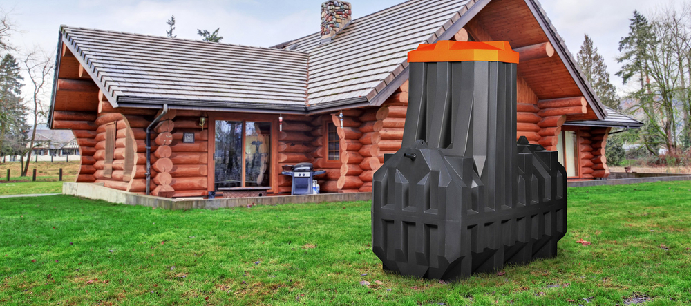 Станция биологической очистки Мультпласт Ergobox 3 S горизонтальный / 500 л. в сутки / 2-3 чел. / самотечный сброс / компрессорная аэрация (1745x790x2050см;109кг;черный) - арт.555434