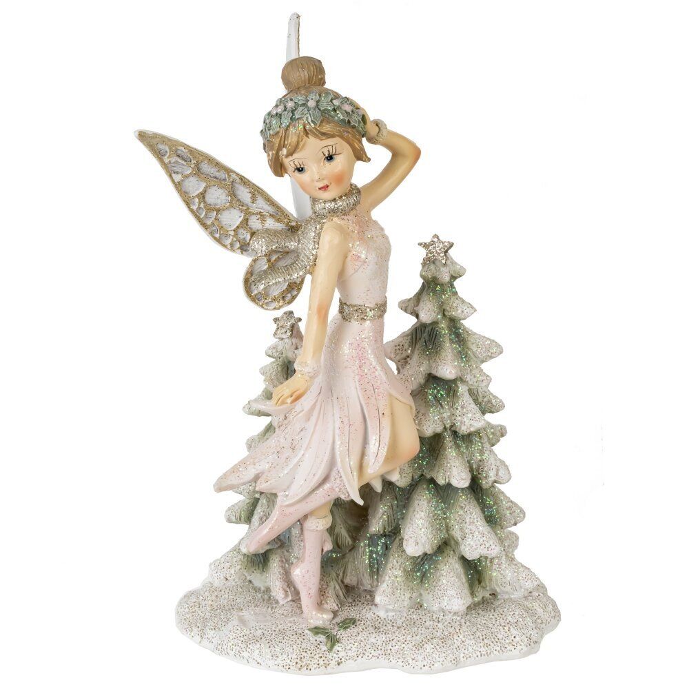 GAEM Фигурка декоративная "Фея с елочкой", L11 W6 H17 см