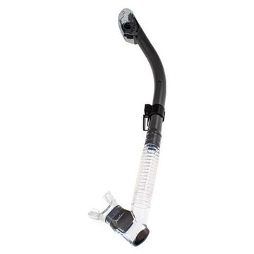 Трубка Marlin DRY LUX black/clear