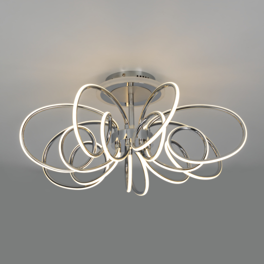 Citilux SALMA SMART CL224A171 RGB LED Умная люстра Хром