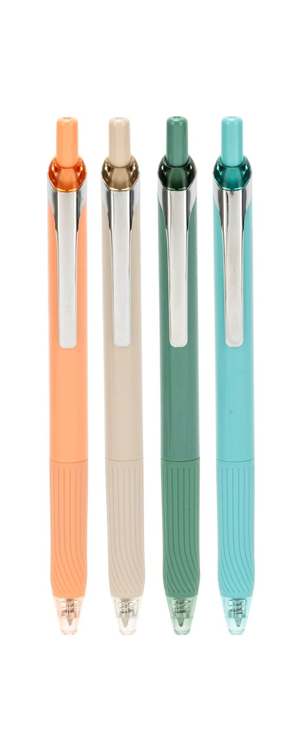 Ручка гелевая автоматическая Deli Nusign ENS666-BK 0.7мм, черная, резиновая манжета