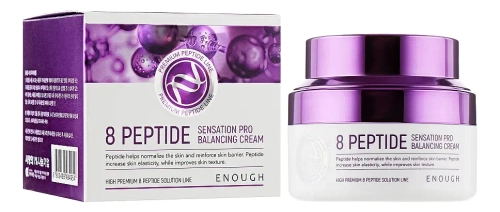 Enough Крем для лица с пептидами - 8Peptide sensation pro balancing cream, 50мл
