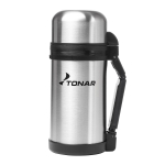 Термос Тонар 1200ML(C), дополнительная пластиковая чашка, складная ручка, ремень