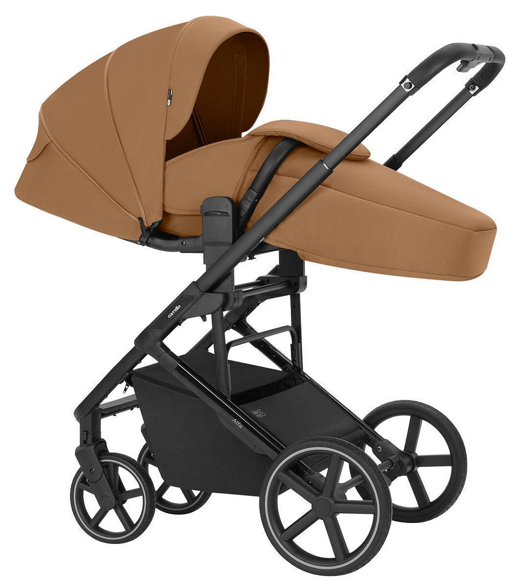 Коляска Carrello Alfa CRL-6522 2025 Cybex Cloud G i-Size Lava Grey 3 в 1 Honey Beige