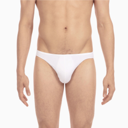 Мужские трусы слипы белые HOM PLUMES Micro Briefs 404756_400003