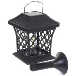 Фонарь садовый «Винтаж» 12*12*13,5 см (h=60 см) на солнечной батарее (универсальный), тёплый белый