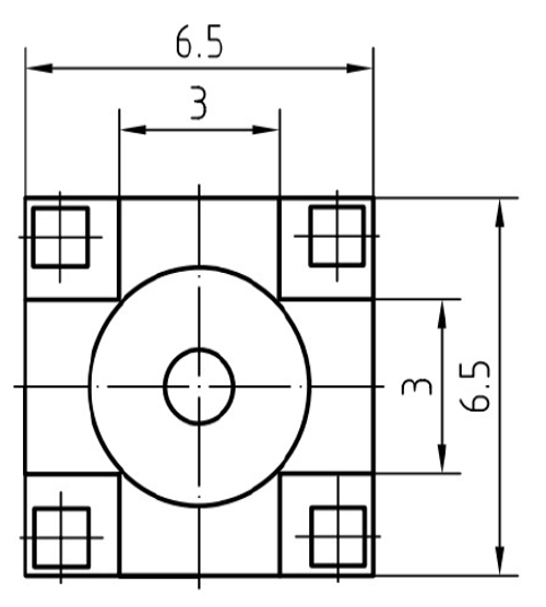 LT-SMA-F22, Разъем для печатной платы, SMA, 18 ГГц