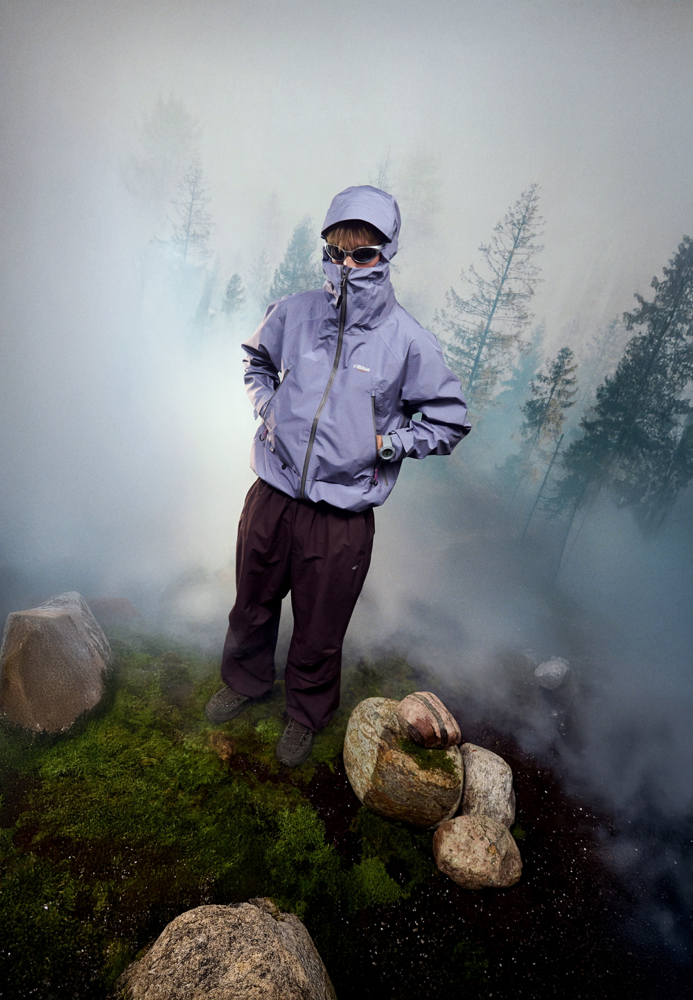Куртка Nothomme Blue Waterproof Jacket "Mist Purple"