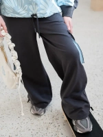 Костюм для девочки на осень, голубой