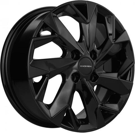 Khomen 1508 6x15 4x100 ET 45 Dia 56.6 (черный)