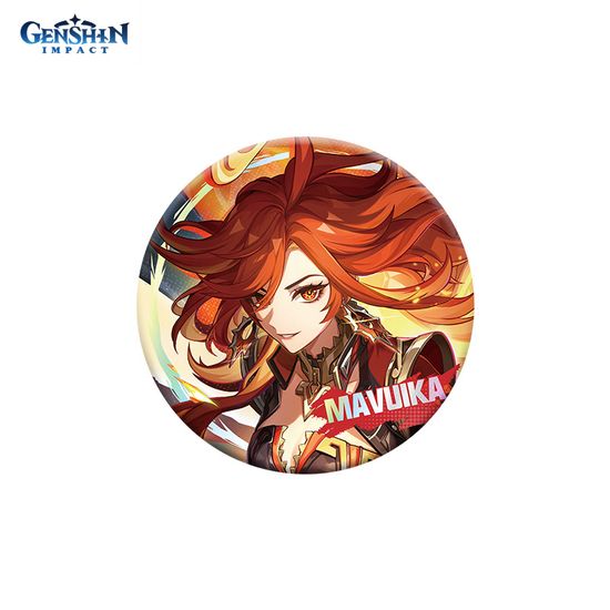 Значок Genshin Impact Мавуика Mavuika Natlan Theme 6942421148418 (10013160/080525/5198437/3, Китай)