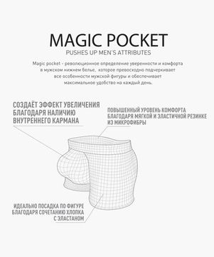 Трусы мужские боксеры, Atlantic MH-1200, коралловый