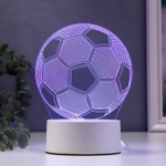 Светильник Футбольный мяч LED RGB от сети 9,5x12,5x16 см