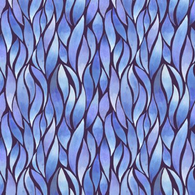 Голубые волны на темном фоне