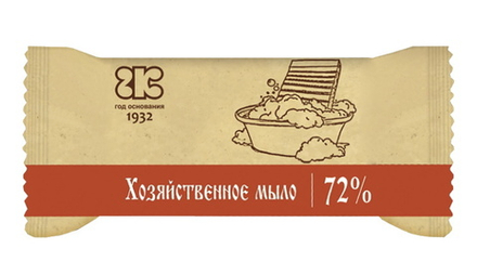 Мыло хозяйственное 72% 250г. ГЖК