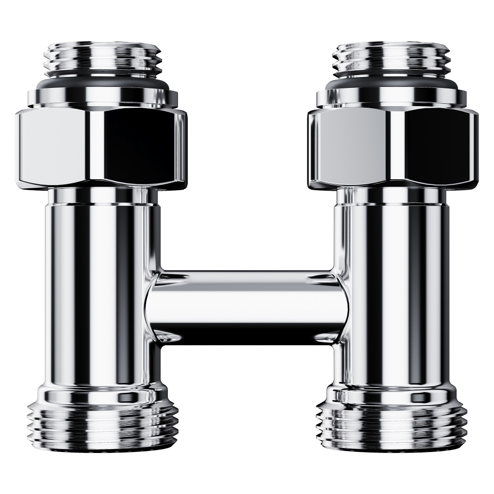Узел нижнего подключения Royal Thermo Design прямой 1/2"х3/4"EK (хром)