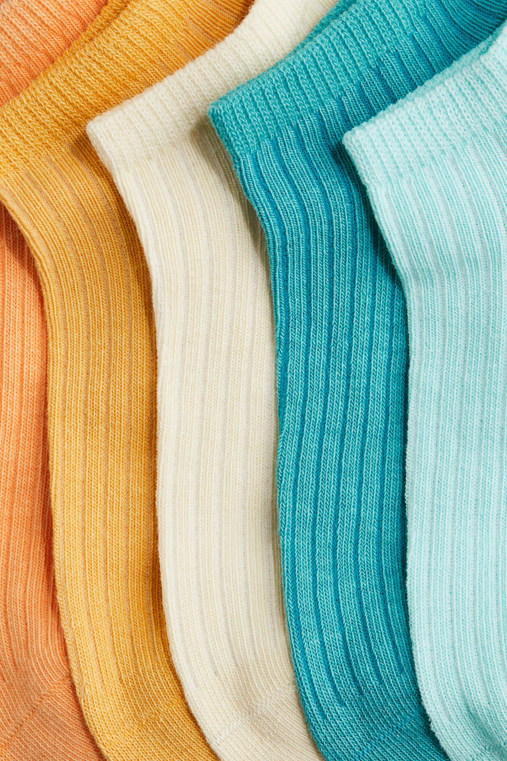 H&M Набор из 5 пар носков, бирюзовый