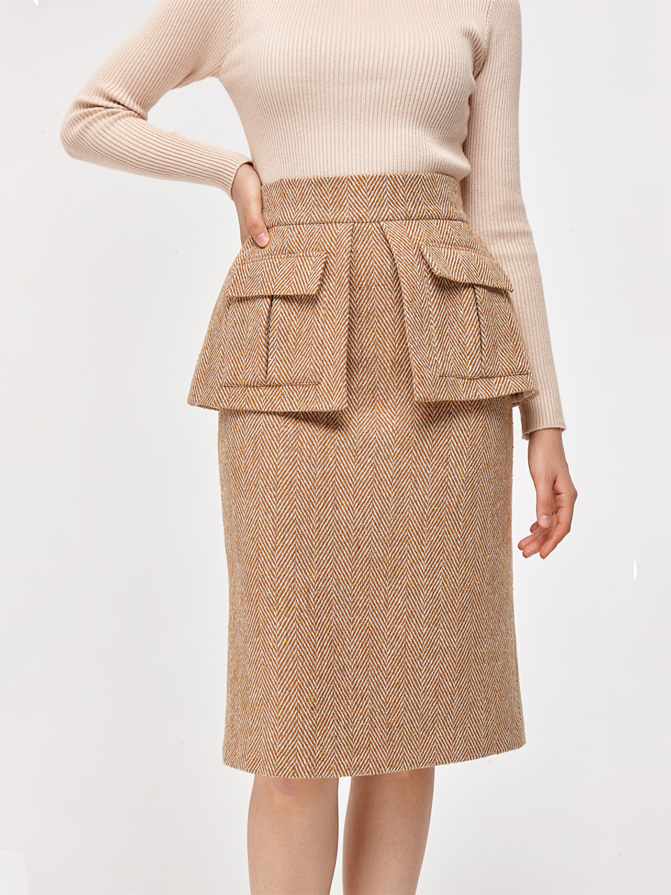 Юбка Police Mustard