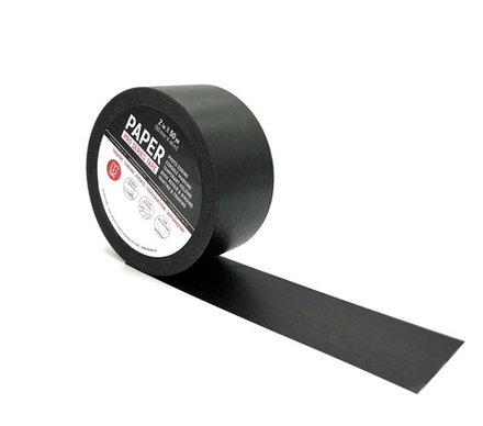 Masking Tape Professional - клейкая лента бумажная цвет черный 50мм х 50метров NEW