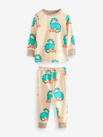 Пижама для мальчика Next 401-186, 3 шт., Голубой, Бежевый, Красный