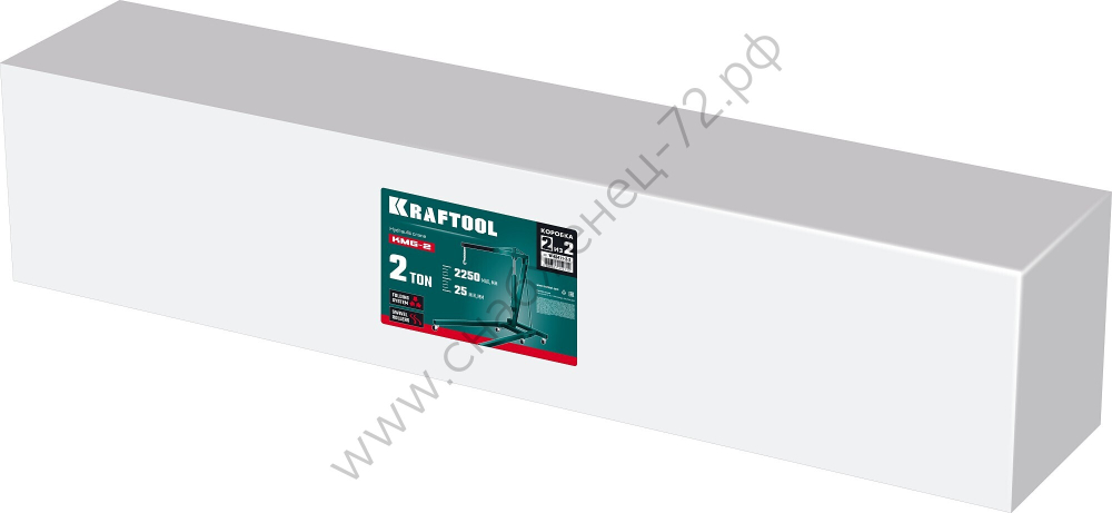 KRAFTOOL KMG-2, 2 т, 25 - 2250 мм, складной гидравлический кран (43411-2)