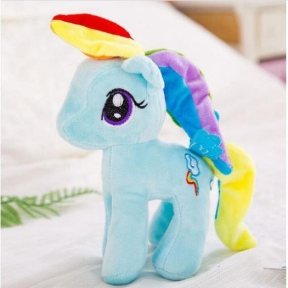 Yumşaq oyuncaq \ Мягкая игрушка \ Soft toys  Poni (rəngli) (mavi qanadlı)