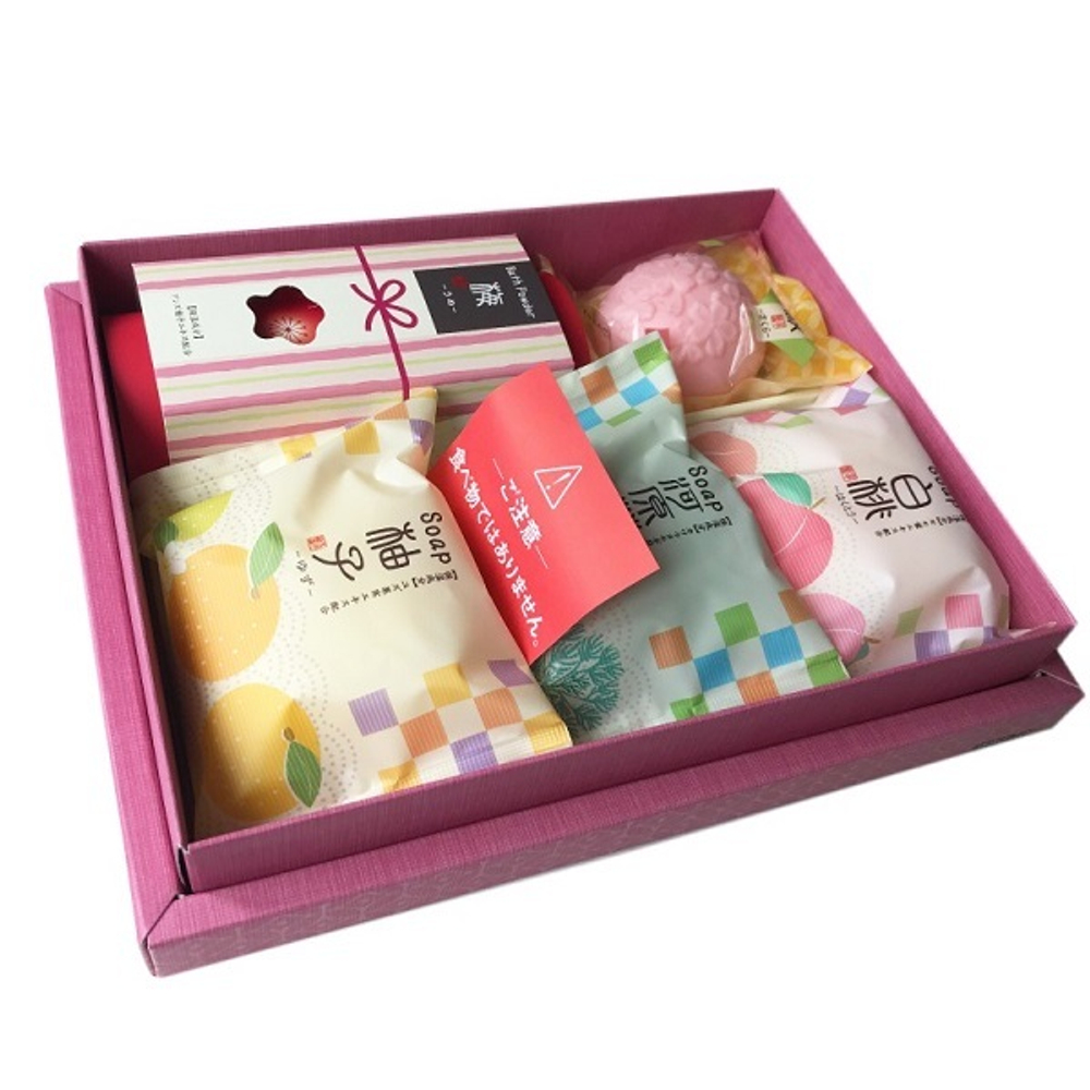Подарочный набор мыла Цветы и травы Master Soap Wagasane Soap Set 6шт