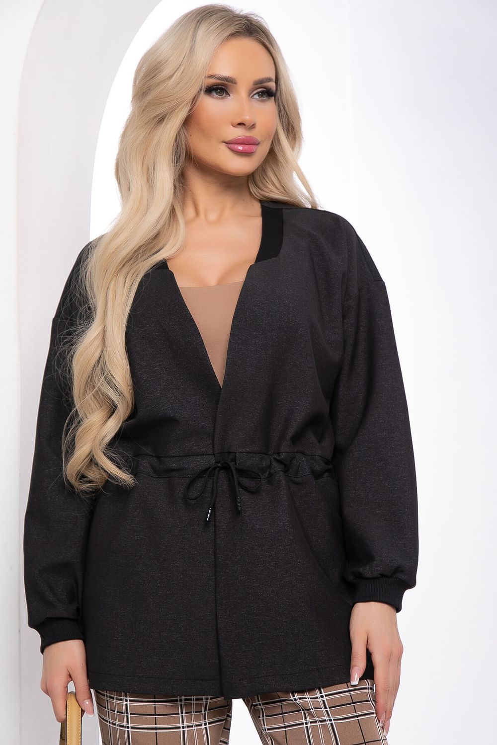 Жакет "На стиле" (темно-серый) Б8287 LT Collection