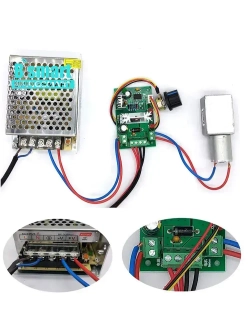 мотор редуктор 12в 55 об/мин вал 6mm