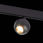 ST354.446.12 Магнитный трековый светильник Черный LED 1*12W 4000K 680Lm Ra&gt;80 36° IP20 L120xW100xH195 48V