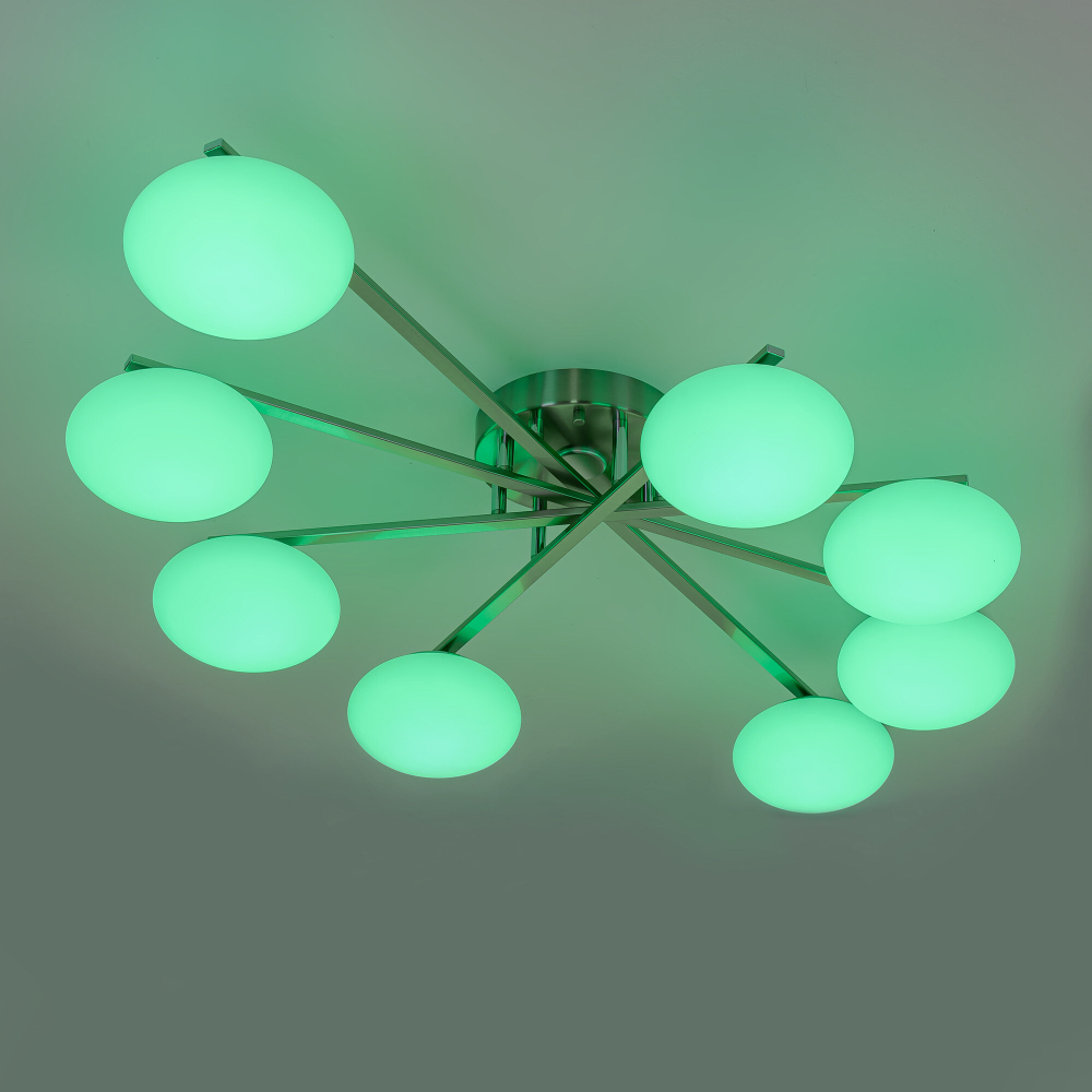 Citilux ATMAN SMART CL226A181 LED RGB Умная люстра Матовый Хром