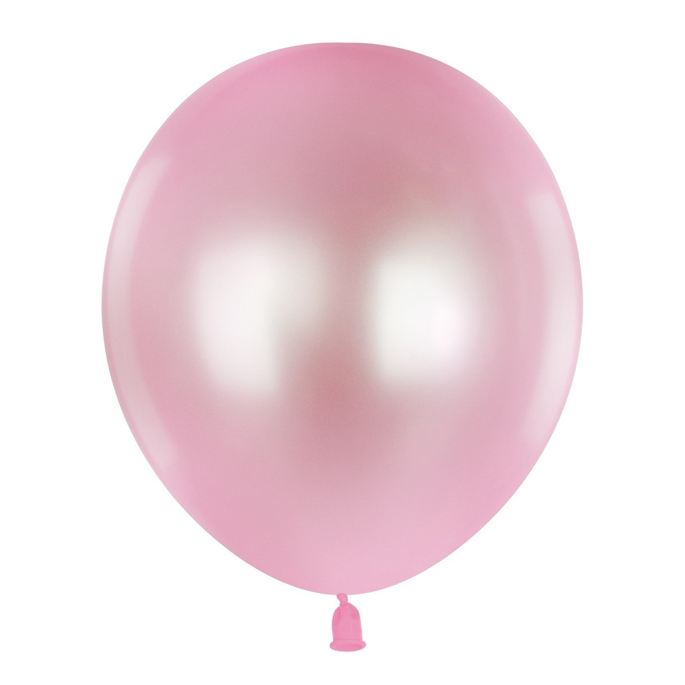Воздушные шарики MC-Basir цвет розовый металлик, 100 шт, размер №12