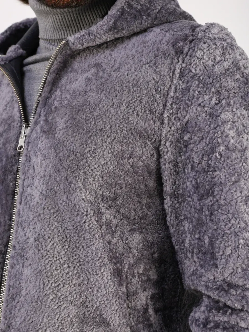 Дубленка натуральная куртка зимняя с капюшоном шуба