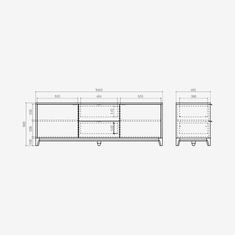 Тумба под ТВ Case CS069
