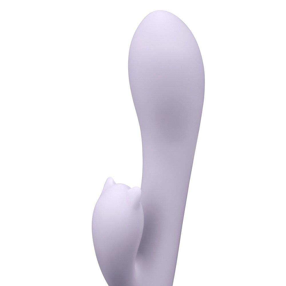 Сиреневый вибратор-кролик Sofia - 20,6 см. (Цвет: сиреневый)