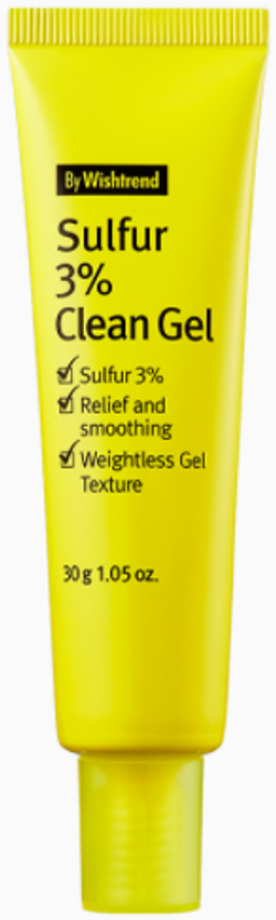 By Wishtrend Sulfur 3% Clean Gel гель против акне 30г